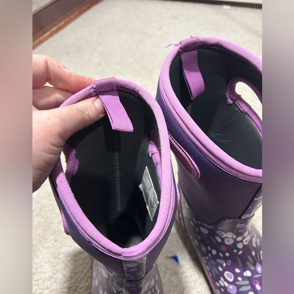 BOGS Classic Cattl floral boot youth size 5 Womens size 6.5 Waterproof insulated - Picture 11 of 11